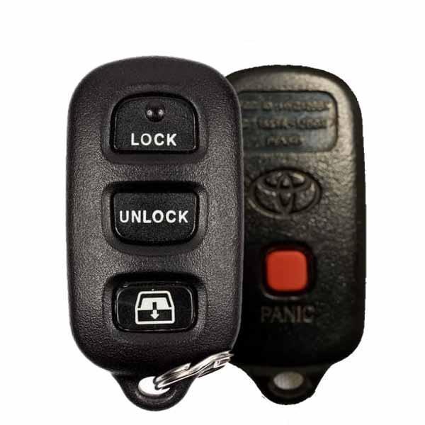 Oem OEM: REF: 1999-2009 Toyota Sequoia / 4-Button Keyless Entry Remote / PN: 89742-0C030 / HYQ12BBX OR-TOY036